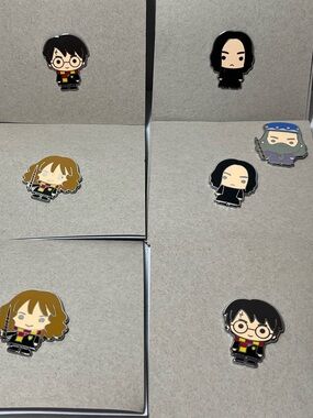Harry Potter Enamel Character Pins
Set of 7
Like new